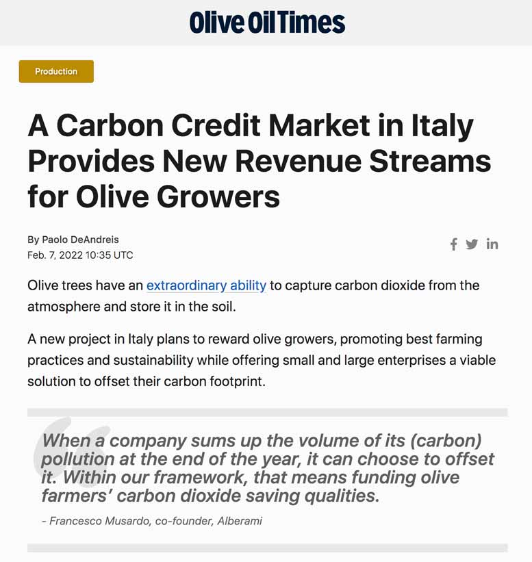 A Carbon Credit Market in Italy